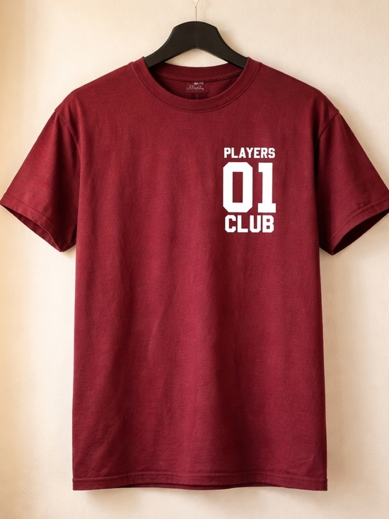 samegang Other - Players 01 Club Short Sleeve Tee - Maroon